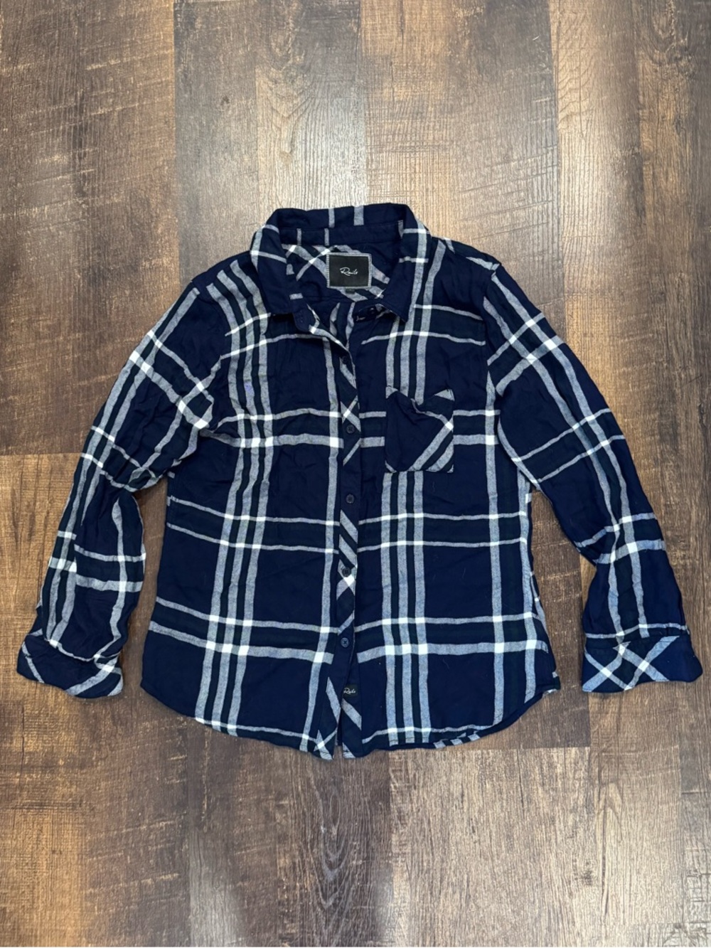 Rails plaid flannel